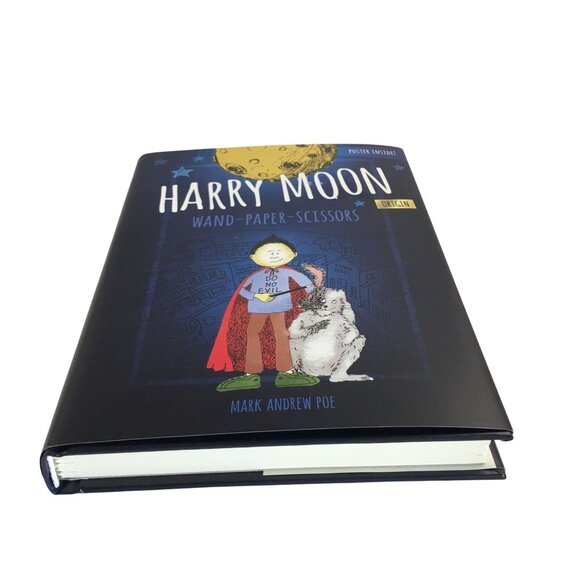 HARRY MOON WAND-PAPER-SCISSORS BOOK BY MARK ANDREW POE HARDCOVER - Picture 6 of 7